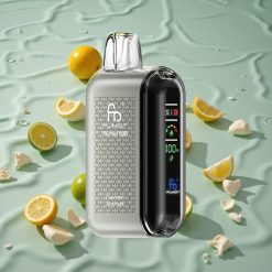 Fumot Tornado 20000 Puffs Oppladbar E-damp Agurk Sitronade med Smart Display