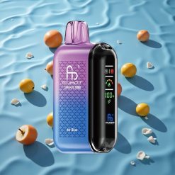 Fumot Tornado 20000 Puffs Oppladbar E-sigarett med Smart Display Herr Blå