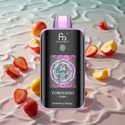 Fumot Tornado 25000 Puffs Oppladbar Batteri Jordbær Mango