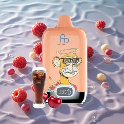 Fumot Tornado Digital Box 12000 Puffs Engangs Vape Blandede Bær med 20ml E-Væske og Type-C-lading