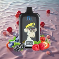 Fumot Tornado Digital Box 12000 Puffs Engangs Vape Kirsebær med 20ml E-Væske og Mesh Coil