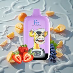 Fumot Tornado Digital Box 12000 Puffs Engangs Vape Mango På Is med 20ml E-Væske og Gitterspole