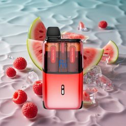 Fumot Ultra T32000 Engangs Vape Vannmelon Is - Bringebær Vannmelon med 32000 Puffs og Type-C Hurtiglading