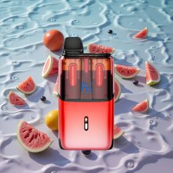 Fumot Ultra T32000 Engangsvape Blåbær Hubba Bubba - Vannmelon Hubba Bubba med 32000 suger og Type-C Hurtiglading