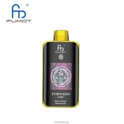 Fumot Vape Flavours - Fumot Tornado 25000 engangsvape fersken mango vannmelon FV2H89