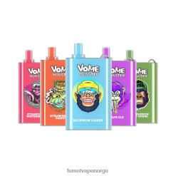 Fumot Vape Norge | Fumot Vome Monster 10000 engangs vape pod-enhet - 20ml (1 stk) blandede bær XH0864432